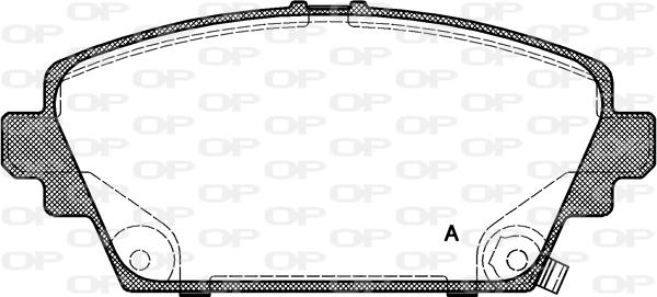 Open Parts BPA0694.02 - Тормозные колодки, дисковые, комплект autosila-amz.com