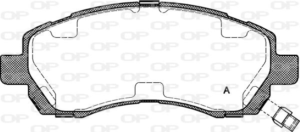 Open Parts BPA0647.02 - Тормозные колодки, дисковые, комплект autosila-amz.com