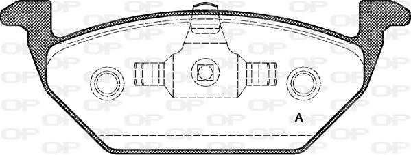 Triscan WBP298 - Тормозные колодки, дисковые, комплект autosila-amz.com