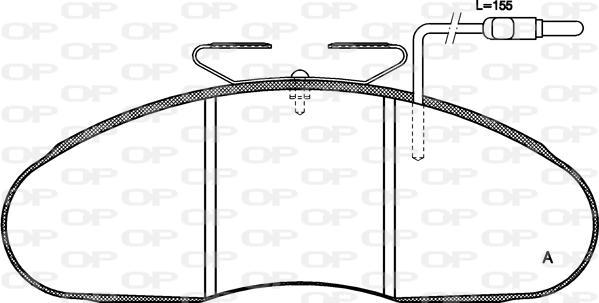 Open Parts BPA0048.02 - Тормозные колодки, дисковые, комплект autosila-amz.com