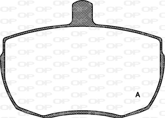 Open Parts BPA0056.00 - Тормозные колодки, дисковые, комплект autosila-amz.com