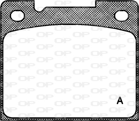 Open Parts BPA0039.30 - Тормозные колодки, дисковые, комплект autosila-amz.com