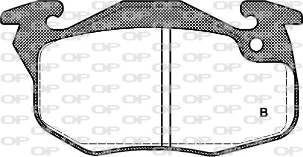 Open Parts BPA0192.10 - Тормозные колодки, дисковые, комплект autosila-amz.com