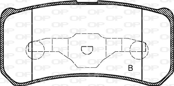 Open Parts BPA0803.22 - Тормозные колодки, дисковые, комплект autosila-amz.com