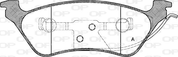 BOSCH BP954 - Тормозные колодки, дисковые, комплект autosila-amz.com