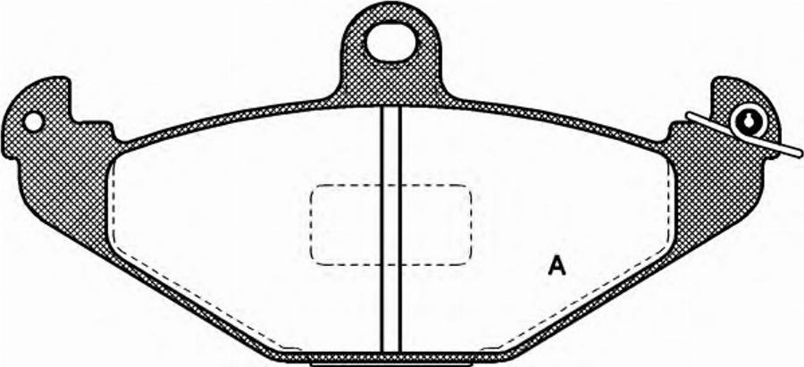 Open Parts BPA034510 - Тормозные колодки, дисковые, комплект autosila-amz.com