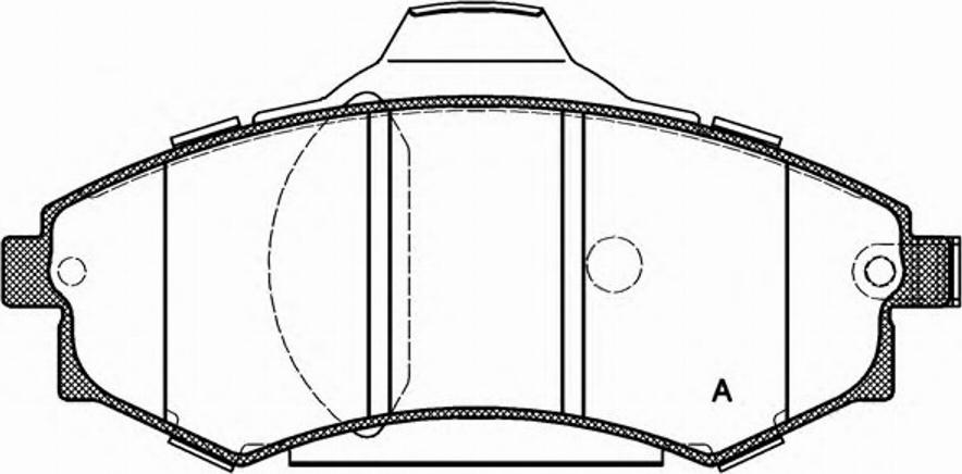 Open Parts BPA0318.92 - Тормозные колодки, дисковые, комплект autosila-amz.com