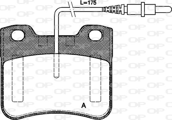 Open Parts BPA0247.24 - Тормозные колодки, дисковые, комплект autosila-amz.com