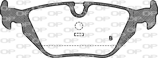 Open Parts BPA0265.30 - Тормозные колодки, дисковые, комплект autosila-amz.com