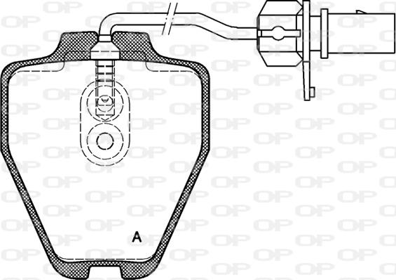 Open Parts BPA0752.02 - Тормозные колодки, дисковые, комплект autosila-amz.com