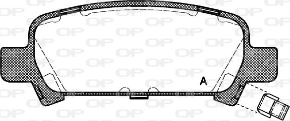 Open Parts BPA0729.02 - Тормозные колодки, дисковые, комплект autosila-amz.com