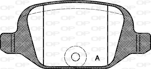 Open Parts BPA0727.00 - Тормозные колодки, дисковые, комплект autosila-amz.com