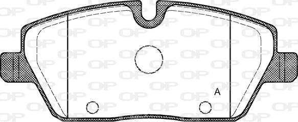 Open Parts BPA1131.00 - Тормозные колодки, дисковые, комплект autosila-amz.com