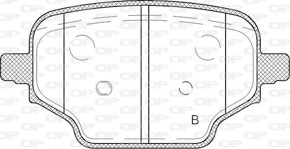 Open Parts BPA1837.00 - Тормозные колодки, дисковые, комплект autosila-amz.com