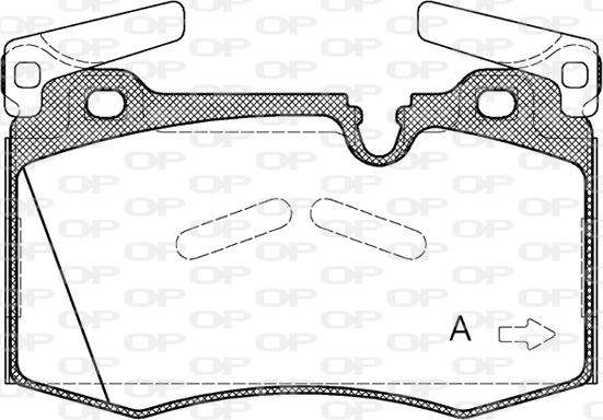 ACDelco AC0581556AD - Тормозные колодки, дисковые, комплект autosila-amz.com