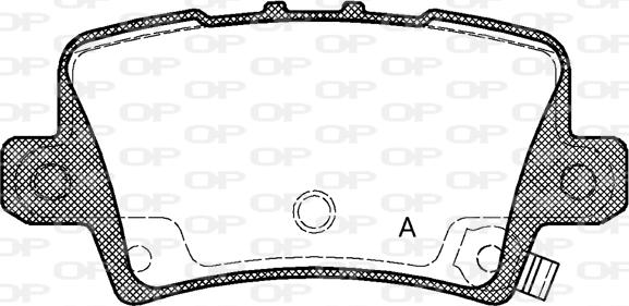 Open Parts BPA1206.02 - Тормозные колодки, дисковые, комплект autosila-amz.com