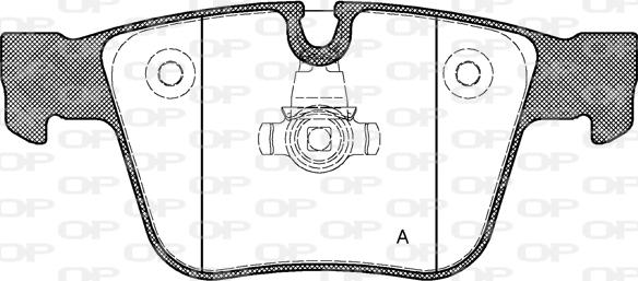 Open Parts BPA1216.00 - Тормозные колодки, дисковые, комплект autosila-amz.com
