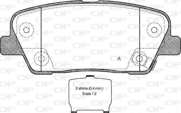 R Brake RB1954-071 - Тормозные колодки, дисковые, комплект autosila-amz.com