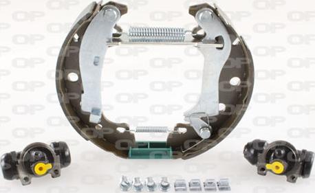 Open Parts BSK2002.00 - Комплект тормозных колодок, барабанные autosila-amz.com