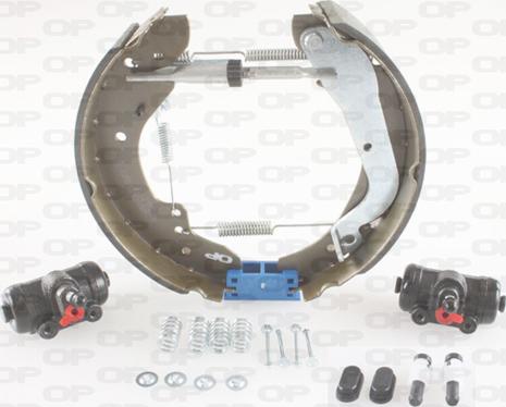 Open Parts BSK2201.00 - Комплект тормозных колодок, барабанные autosila-amz.com