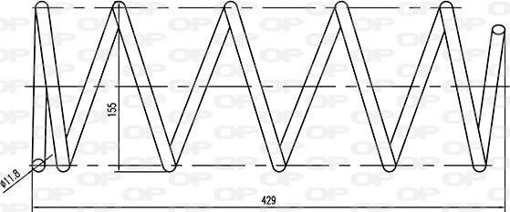 Open Parts CSR9187.00 - Пружина ходовой части autosila-amz.com