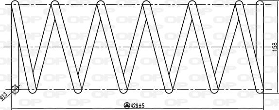 Open Parts CSR9132.00 - Пружина ходовой части autosila-amz.com