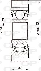 Open Parts CVJ5418.20 - Шарнирный комплект, ШРУС, приводной вал autosila-amz.com