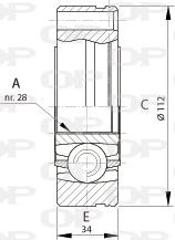 Open Parts CVJ5693.20 - Шарнирный комплект, ШРУС, приводной вал autosila-amz.com