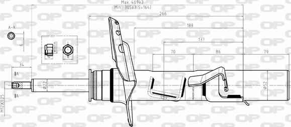 Open Parts SAB8492.31 - Амортизатор autosila-amz.com