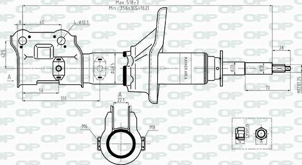 Open Parts SAB8480.31 - Амортизатор autosila-amz.com