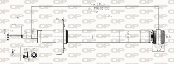 Open Parts SAB8488.32 - Амортизатор autosila-amz.com