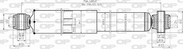 Open Parts SAB8599.32 - Амортизатор autosila-amz.com