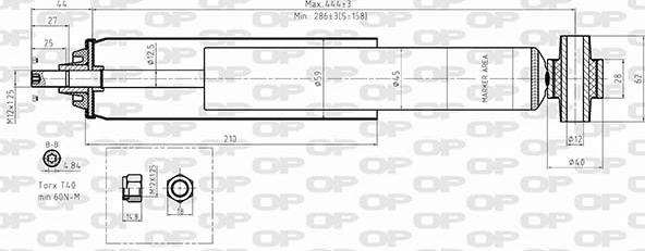Open Parts SAB8592.32 - Амортизатор autosila-amz.com