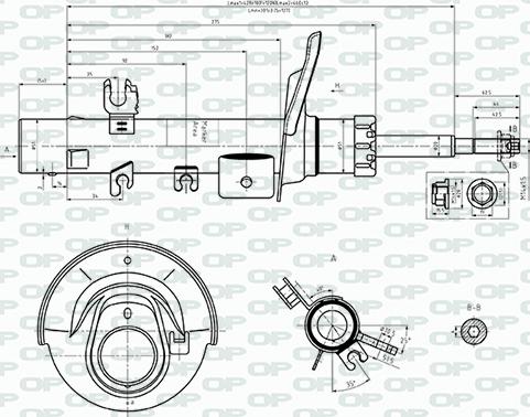 Open Parts SAB8549.31 - Амортизатор autosila-amz.com