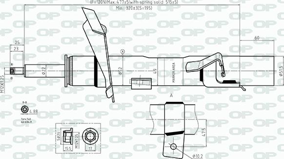 Open Parts SAB8561.31 - Амортизатор autosila-amz.com