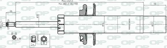 Open Parts SAB8562.31 - Амортизатор autosila-amz.com