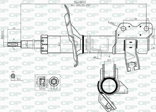 Open Parts SAB8508.32 - Амортизатор autosila-amz.com