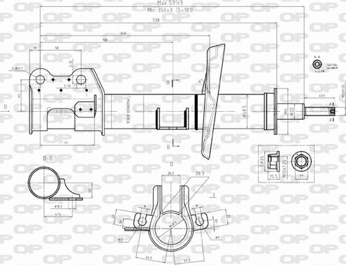 Open Parts SAB8502.31 - Амортизатор autosila-amz.com