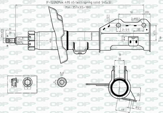 Open Parts SAB8518.31 - Амортизатор autosila-amz.com
