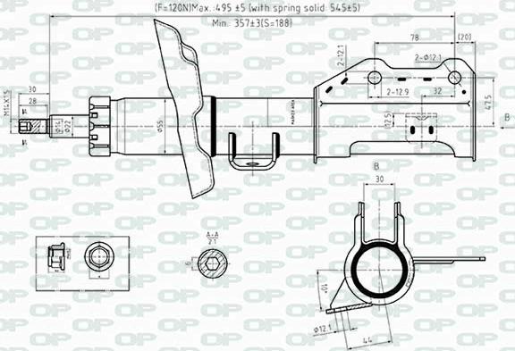 Open Parts SAB8517.31 - Амортизатор autosila-amz.com