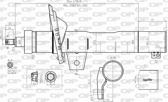 Open Parts SAB8589.31 - Амортизатор autosila-amz.com