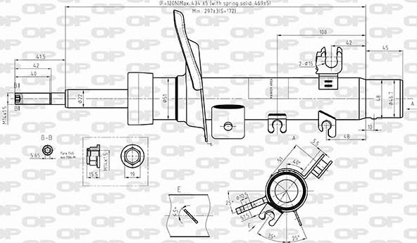 Open Parts SAB8580.31 - Амортизатор autosila-amz.com