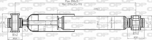 Open Parts SAB8533.32 - Амортизатор autosila-amz.com