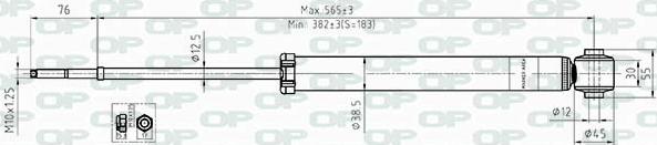 Open Parts SAB8528.32 - Амортизатор autosila-amz.com