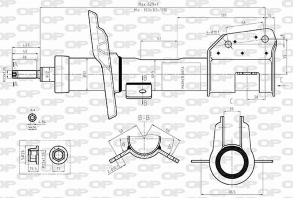 Open Parts SAB8576.31 - Амортизатор autosila-amz.com