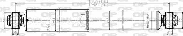 Open Parts SAB8655.32 - Амортизатор autosila-amz.com