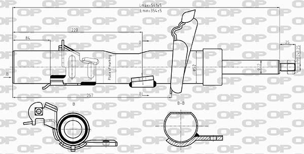 Open Parts SAB8608.31 - Амортизатор autosila-amz.com