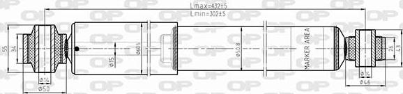 Open Parts SAB8626.32 - Амортизатор autosila-amz.com