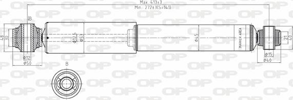 Open Parts SAB8059.32 - Амортизатор autosila-amz.com