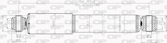 Open Parts SAB8007.32 - Амортизатор autosila-amz.com